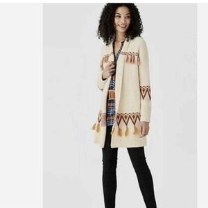 Matilda Jane Women's Gingersnap Open Cream Cardigan, Size S